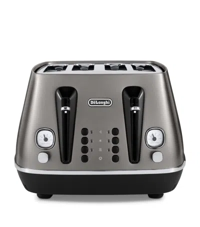 Delonghi Distinta 4-slice Toaster In Gray