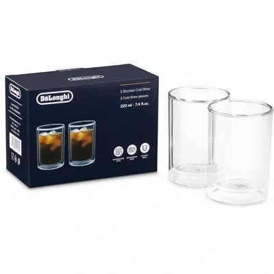 Delonghi Double Walled Glass Set In Clear