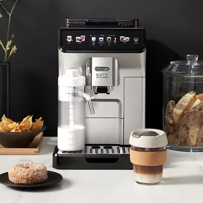 Delonghi De'longhi Eletta Explore Cold Brew Espresso Machine In White