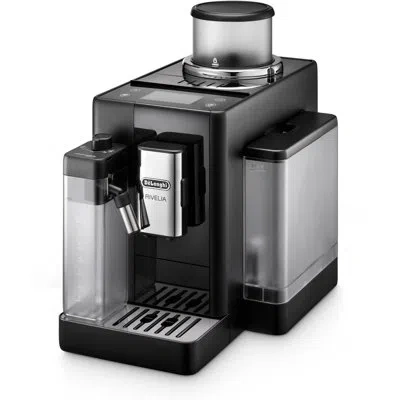 Delonghi Fully Automatic Espresso Machine With Built-in Coffee Grinder In Black