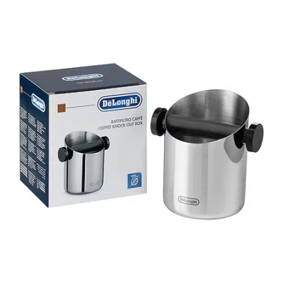 Delonghi Knock Box Coffee Grinder In Silver