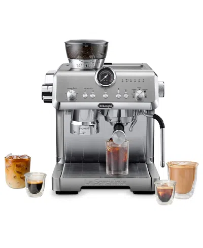 Delonghi La Specialista Opera Espresso Machine With Cold Brew In Silver