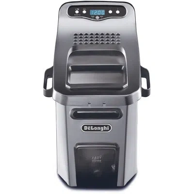 Delonghi Livenza 4.5 Liter Deep Fryer With Easy Clean Drain System In Silver;black