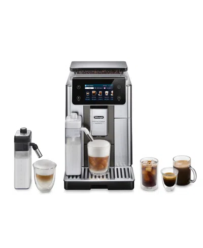 Delonghi Primadonna Aromatic Fully Automatic Espresso Machine In Stainless Steel