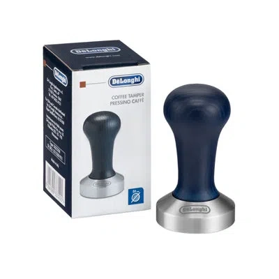 Delonghi Stainless Steel Coffee & Espresso Tamper In Blue