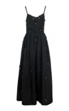 Delphine Annette Faille Mini Dress In Black