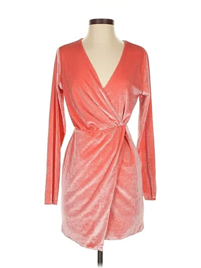 Pre-owned Delphine Casual Dress In Orange