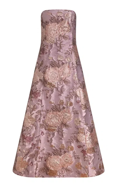 Delphine Colette Floral Jacquard Dress