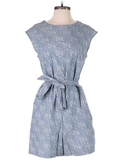 Pre-owned Delphine Romper In Blue