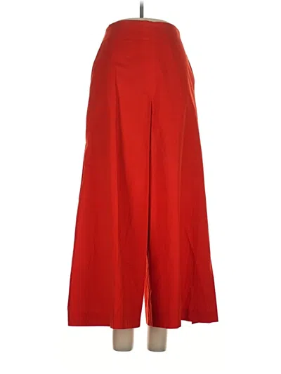 Pre-owned Delpozo Casual Pants In Red