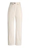Delpozo Cotton Long Pants In White