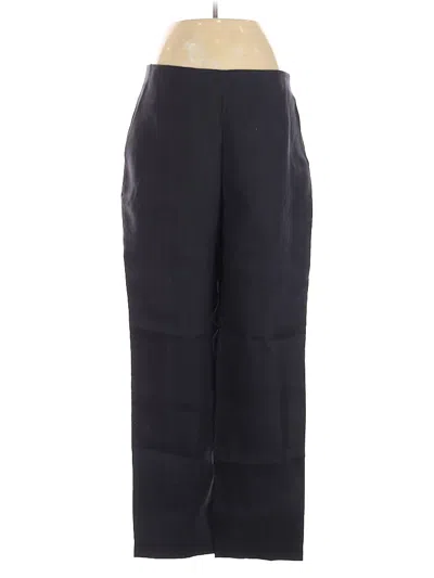 Pre-owned Delpozo Dress Pants In Black