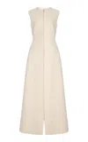 Delpozo Exclusive Architectural Cotton Dress In Ivory