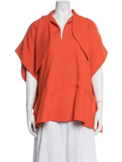 Pre-owned Delpozo Jacket In Orange