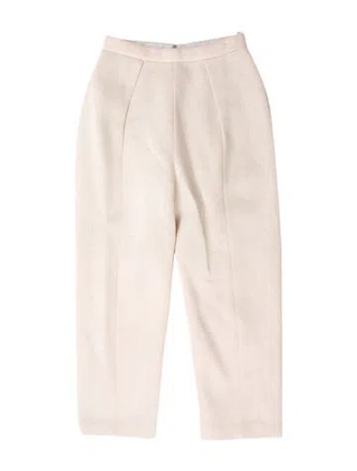 Pre-owned Delpozo Straight Leg Pants In Pink