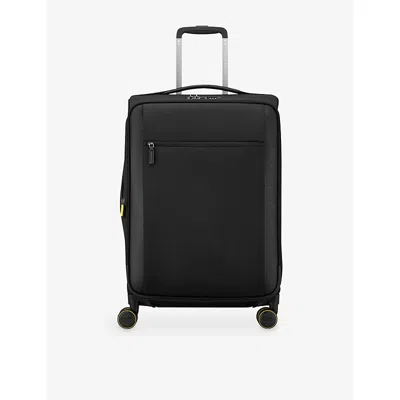 Delsey Black Montmartre 3 4 Double-wheel Expandable Suitcase 66cm