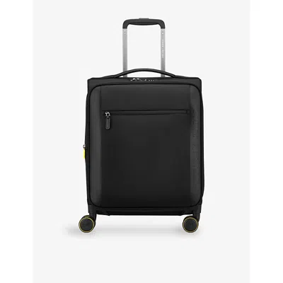 Delsey Black Montmartre 3 Slim 4 Double-wheel Expandable Suitcase 55cm