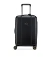 Delsey Cadence Expandable Hard Cabin Suitcase In Black