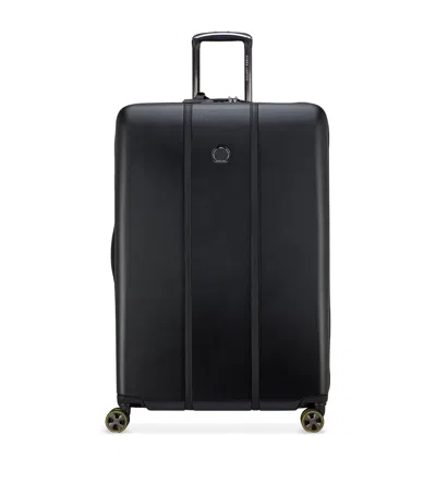 Delsey Cadence Expandable Hard Check-in Suitcase In Black