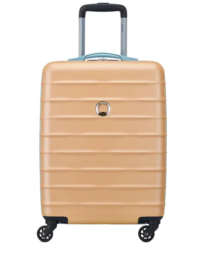 Delsey Claudia Expandable Spinner Carry-on In Gold