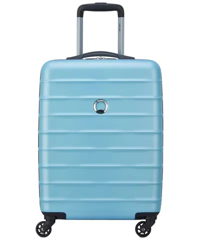 Delsey Claudia Expandable Spinner Carry-on In Blue