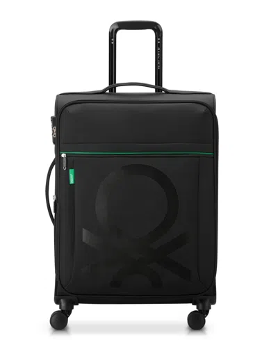 Delsey Color Block 23" Upright Spinner In Black