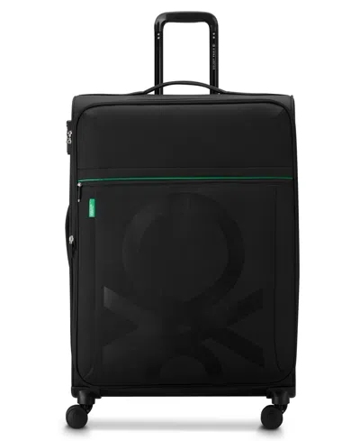 Delsey Color Block 27" Upright Spinner In Black