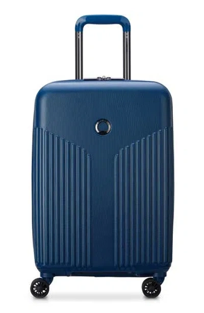 Delsey Comete 3.0 Carry-on Spinner Luggage In Blue