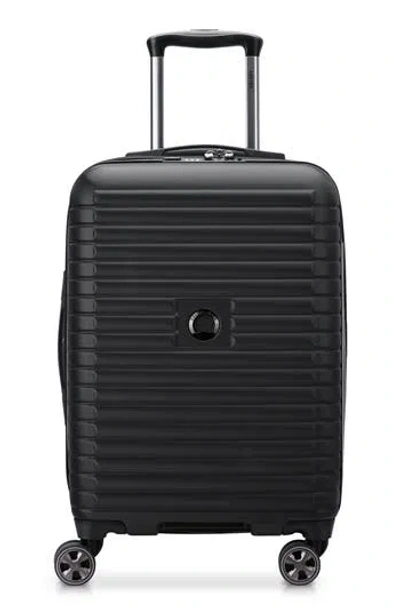 Delsey Cruise 3.0 22-inch Hardside Carry-on Luggage In Black