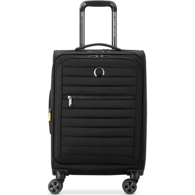 Delsey Cruise 3.0 Softside Carry-on Luggage In Black