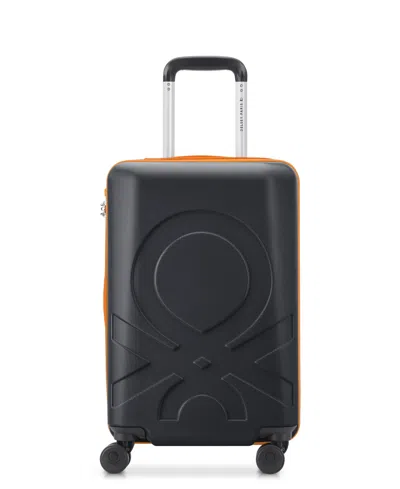 Delsey Fabrica 19" Carry-on Spinner In Black