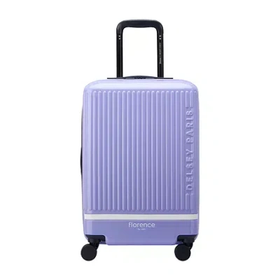 Delsey Florence By Mills X  Paris Spin Me Away 20" Hardside Luggage In Purple