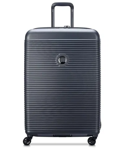 Delsey Freestyle 24 Expandable Spinner Upright In Black