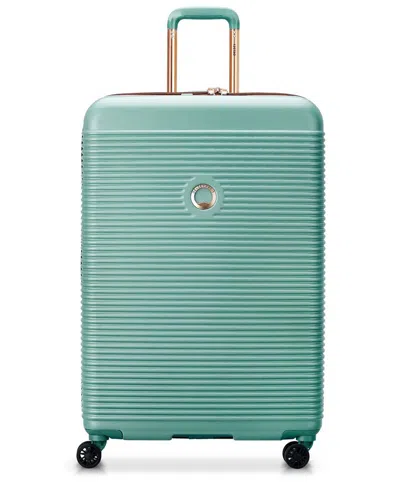 Delsey Freestyle 24 Expandable Spinner Upright In Green