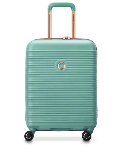 Delsey Freestyle Carry-on Expandable Spinner Upright In Green