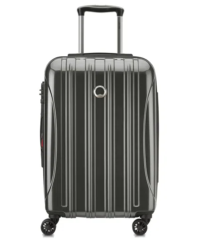 Delsey Helium Aero 21 Carry-on Expandable Spinner Trolley In Black
