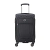 Delsey Helium Dlx 20" Spinner Softside Luggage In Black