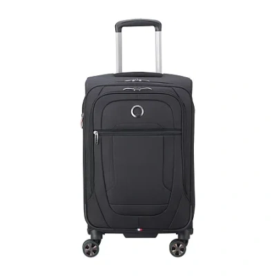 Delsey Helium Dlx 20" Spinner Softside Luggage In Black