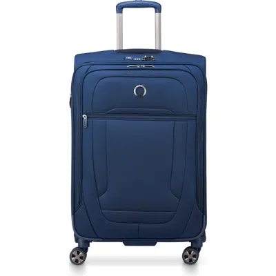 Delsey Helium Dlx 25-inch Softside Spinner Luggage In Blue