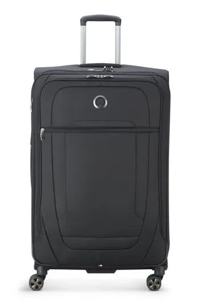 Delsey Helium Dlx 29-inch Softside Spinner Luggage In Black