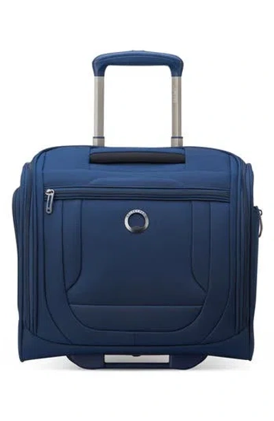 Delsey Helium Dlx Cabin Spinner Carry-on Bag In Navy