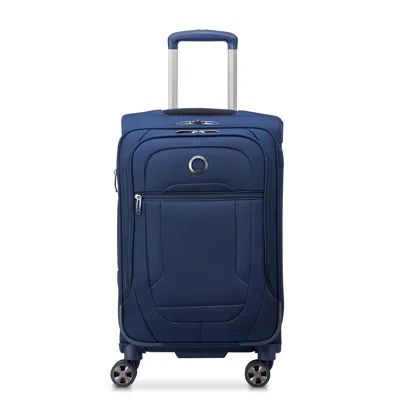 Delsey Helium Dlx Expandable Spinner Carry-on 21" In Blue