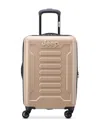 Delsey 20" Expandable 4-double Wheels Carry-on Spinner In Beige