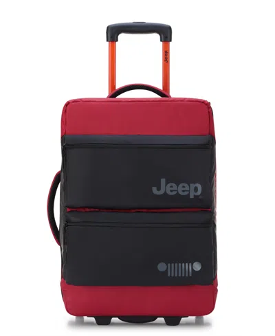 Delsey Js006b 20" Rolling Duffel In Tomato