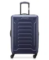 Delsey Jh004c 24" Expandable 4-double Wheels Upright Spinner In Peacoat Navy
