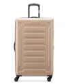 Delsey Jh004c 28" Expandable 4-double Wheels Upright Spinner In Beige