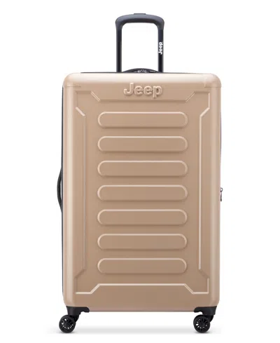 Delsey Jh004c 28" Expandable 4-double Wheels Upright Spinner In Beige