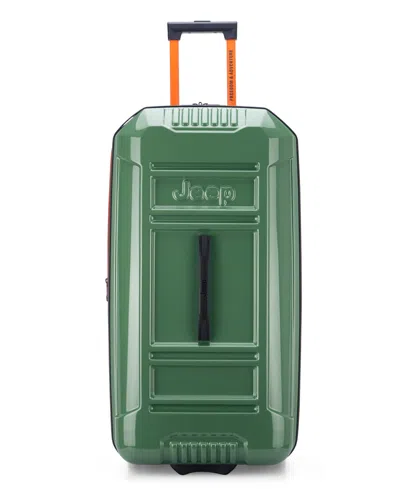 Delsey Jh003b 30" Expandable 2-wheel Trunk In Elm Green