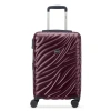 Delsey Paris Alexis Hardside 21-inch Carry-on Expandable Spinner Luggage In Burgundy