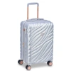 Delsey Paris Alexis Hardside 21-inch Carry-on Expandable Spinner Luggage In Platinum/rose Gold